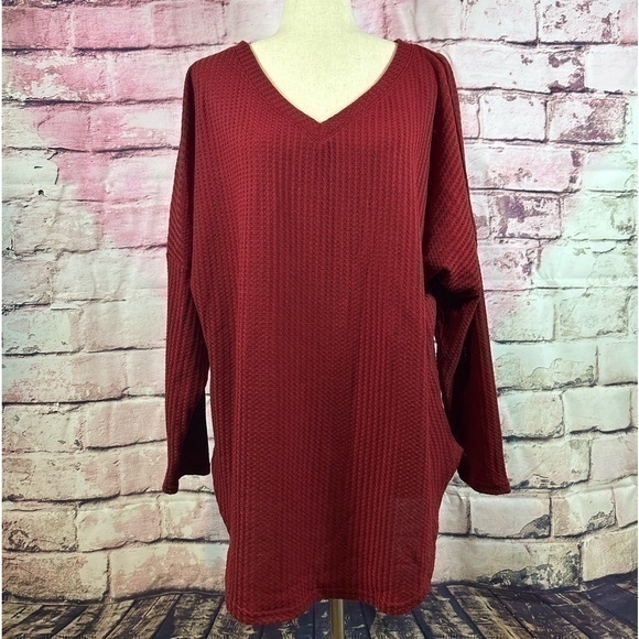 Cranberry dolman sleeve sweater XL - Picture 1 of 6